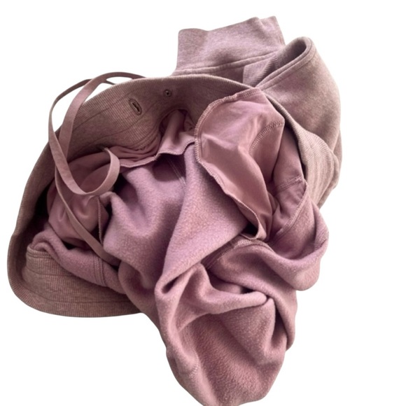 Lululemon Scuba High-Rise Jogger 7/8 Length HeatheredPink Taupe Size 8 - Picture 8 of 10